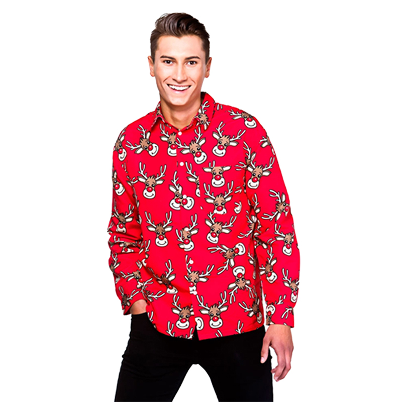 Mens Ladies Christmas Fancy Dress Suit Shirt Tie Xmas Party Novelty